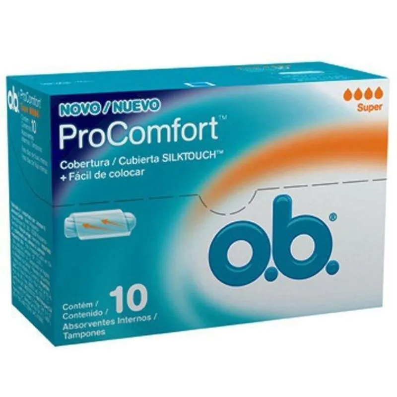 Absorvente Interno OB Leve 10 Pague 8 Super