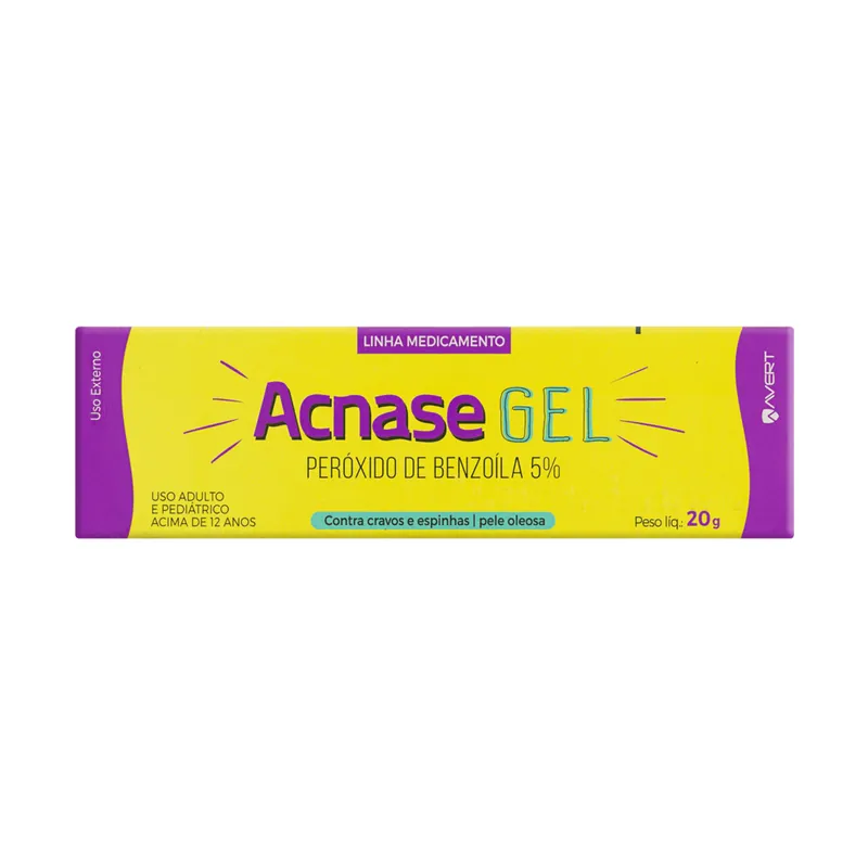 Gel Facial Acnase com Peróxido de Benzoíla 5% 20g