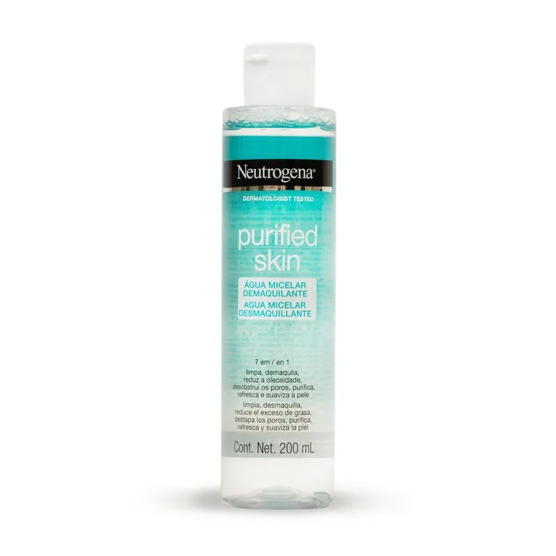 Água Micelar Neutrogena Purified Skin Demaquilante 200ml