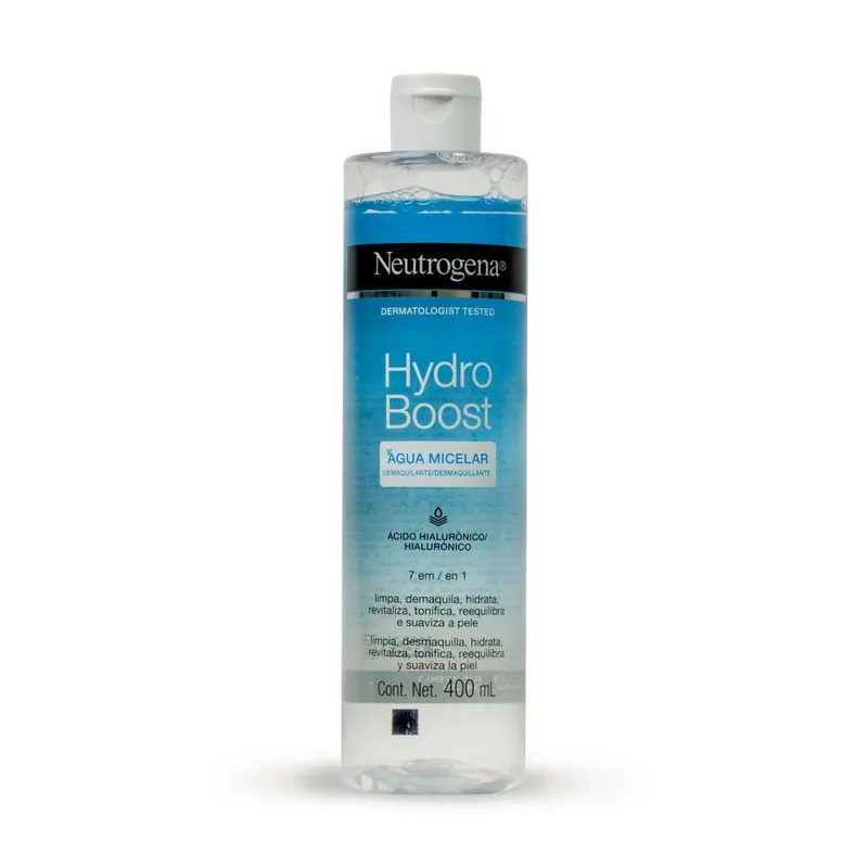 Água Micelar Neutrogena Hydro Boost 7 em 1 Demaquilante 400ml