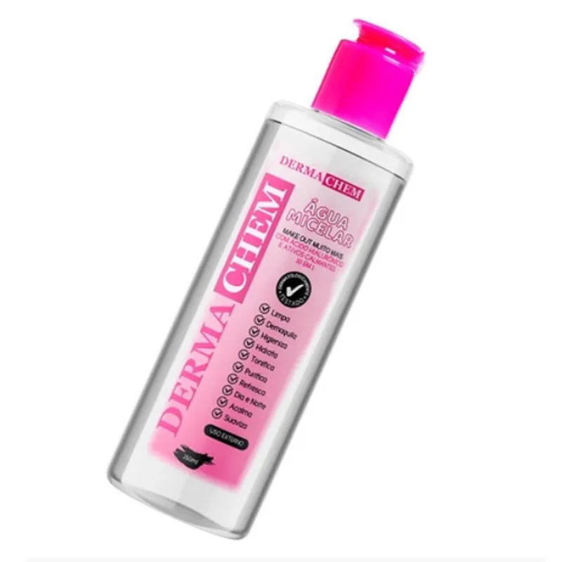 Água Micelar Dermachem Ácido Hialuroni 250ml (Ver DM2125)