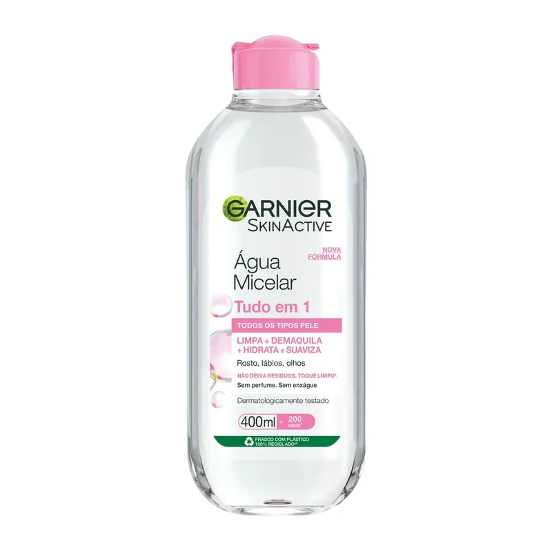 Água Micelar Garnier SkinActive Tudo em 1 400ml