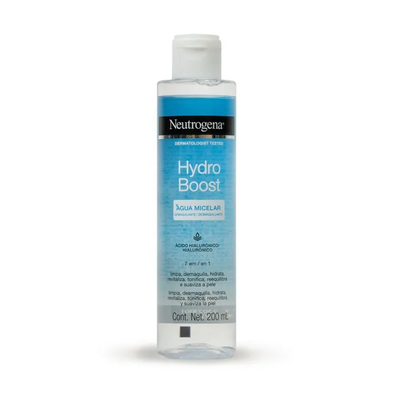 Água Micelar Neutrogena Hydro Boost 7 em 1 Ácido Hialurônico 200ml