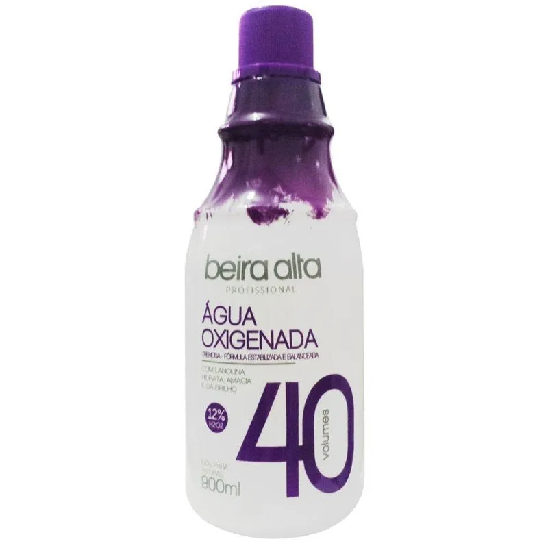 Água Oxigenada 40 Volumes Beira Alta 900ml