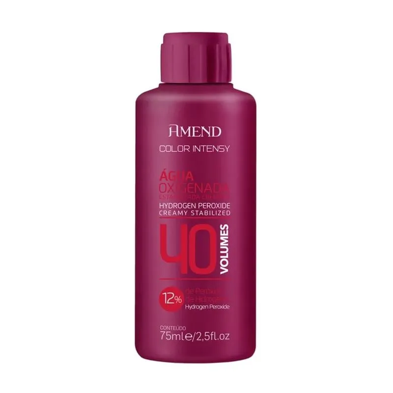Água Oxigenada Color Intensy 40 Volumes 75ml Amend