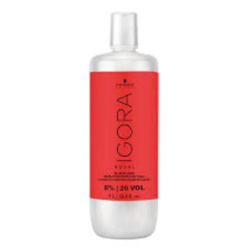 Água Oxigenada Schwarzkopf Igora Royal 20 Volumes (6%) - 1 Litro