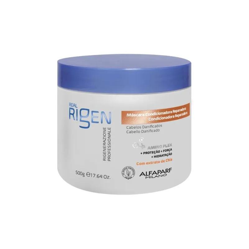 Alfaparf Real Rigen - Máscara Condicionadora Reparadora 500g