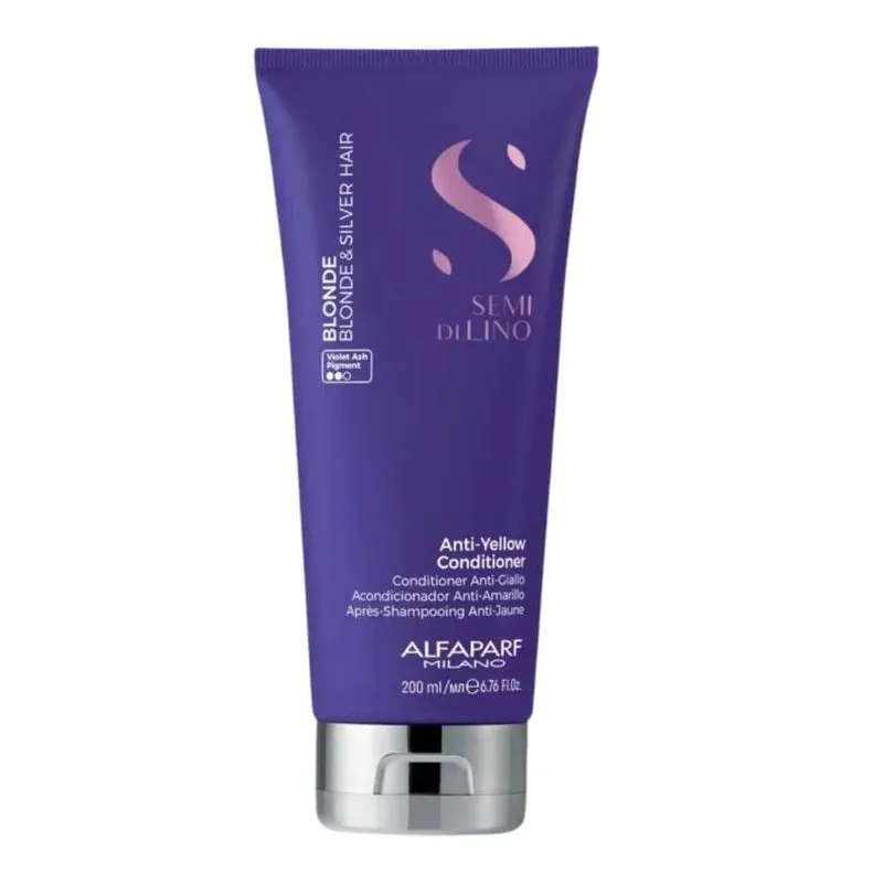 Alfaparf Semi Di Lino Blonde - Condicionador Antiamarelamento 200ml