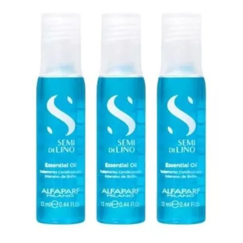 Alfaparf Semi Di Lino Sublime Essential Oil - Kit com 3 Unidades de 13ml