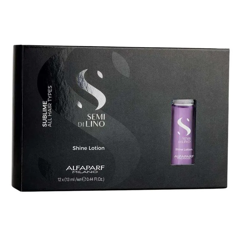 Alfaparf Semi Di Lino Sublime Shine Lotion - Caixa com 12 Unidades de 13ml