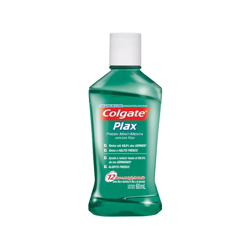 Enxaguante Bucal Colgate Plax Fresh Mint 60ml