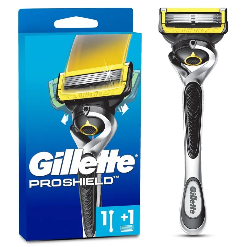 Aparelho de Barbear Recarregável Gillette Fusion ProShield Lubrificação Dupla FlexBall 1 unidade