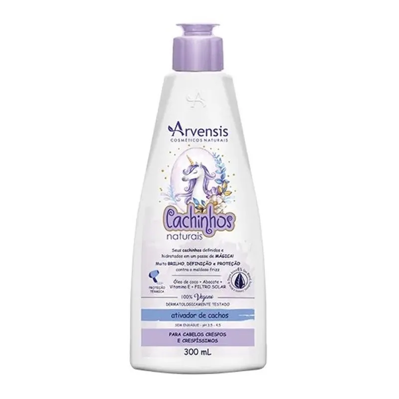 Ativador Cachinhos Ondulados e Cacheado 300ml Arvensis