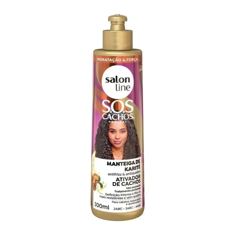 Ativador Salon Line Sos Manteiga De Karite 300ml
