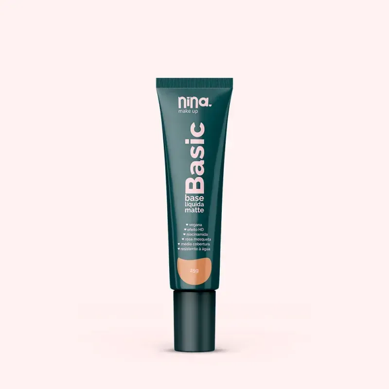 Base Liquida Basic Cor 03 Nina MakeUp 25g