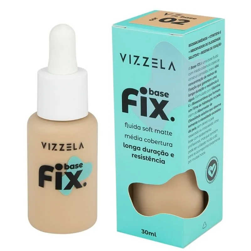 Base Liquida Fix Cor 04 Vizzela