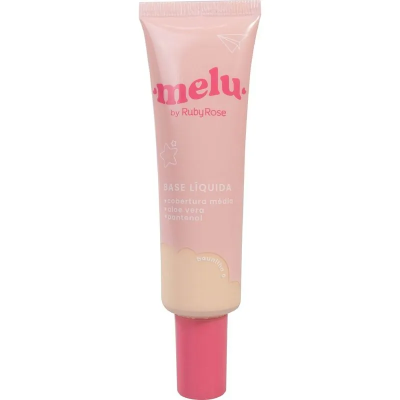 Base Líquida Melu Rr8055Bau0 Baunilha 0 Rubyrose