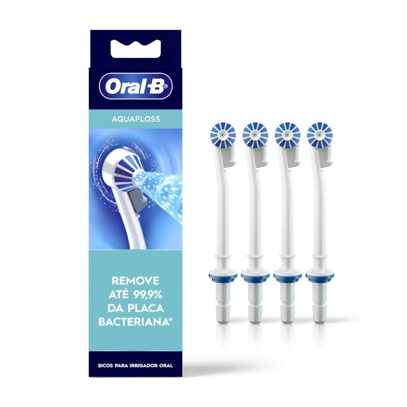 Bico para Irrigador Oral Oral-B Aquafloss 4 Unidades