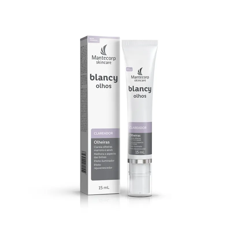 Creme para o Contorno dos Olhos Mantecorp Skincare Blancy Olhos Uniform Clareador de Olheiras Gel 15g