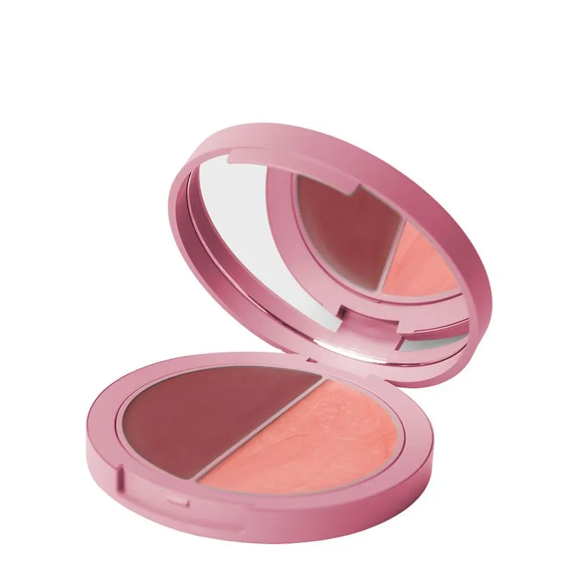 Blush e Iluminador Multifuncional Duo Care Natural Mauve & Stardust 10g - Outubro Rosa