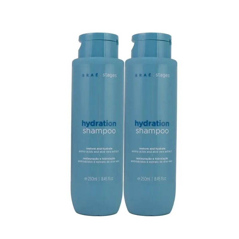 Braé Stages Hydration Kit - 2 Shampoos 250ml