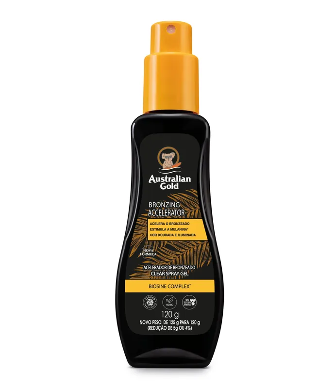 Bronzeador Acelerador Australian Gold Clear Spray Gel 120ml