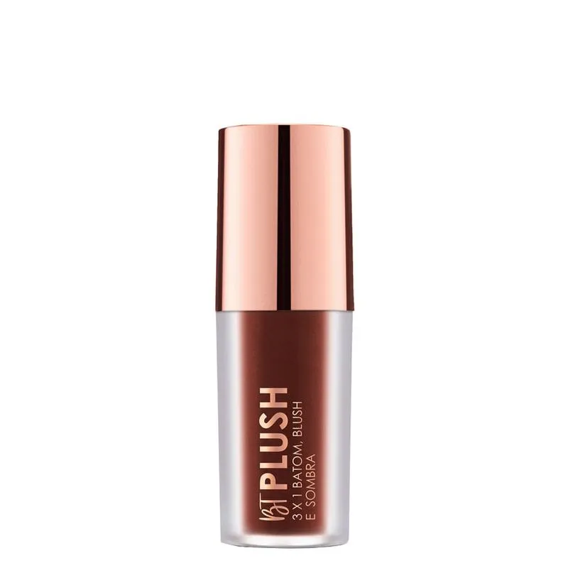 Bruna Tavares Bt Plush Cocoa 3x1 Batom Blush e Sombra 6g