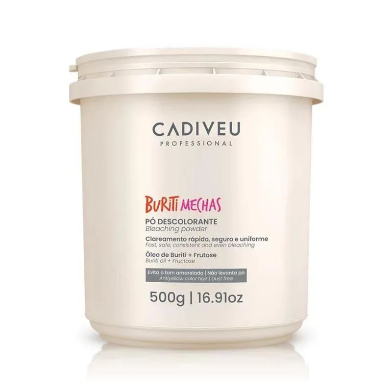 Cadiveu Buriti Mechas Kit 3 Pó Descolorante 500g