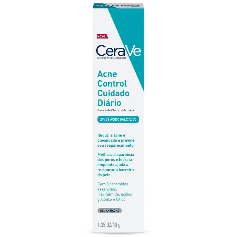 Gel Facial CeraVe Acne Control Cuidado Diário 40g