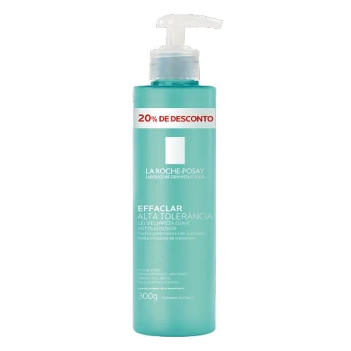Gel de Limpeza Facial La Roche-Posay Effaclar Alta Tolerância Antioleosidade 300g