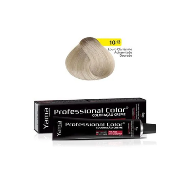Coloração Professional Color Nano Infusion 10.13 Louro Claro Cin Do Yamá