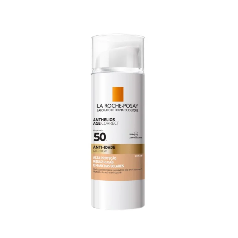 Protetor Solar Facial La Roche-Posay Anthelios Age Correct Anti-idade FPS50 Gel Creme Cor 2.0 50g