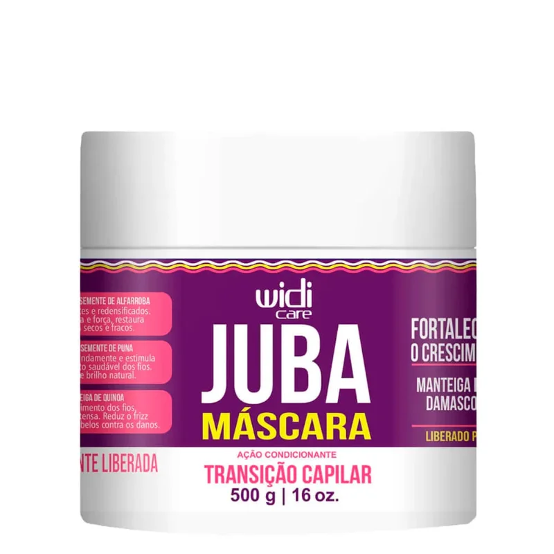 Mascara Widi Care Ação Condicionante Juba Transição Capilar 500g