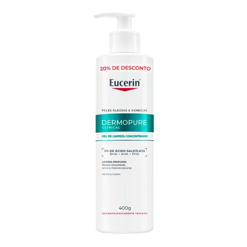 Gel De Limpeza Facial Eucerin Dermopure Clinical Concentrado 400ml