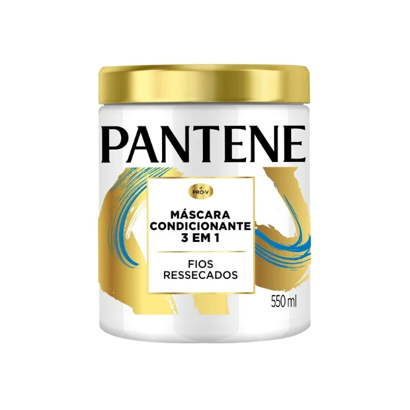 Máscara Pantene - Condicionante Fios Ressecados 3 em 1 500ml