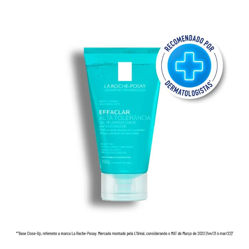 Gel de Limpeza Facial La Roche-Posay Effaclar Alta Tolerância 150g