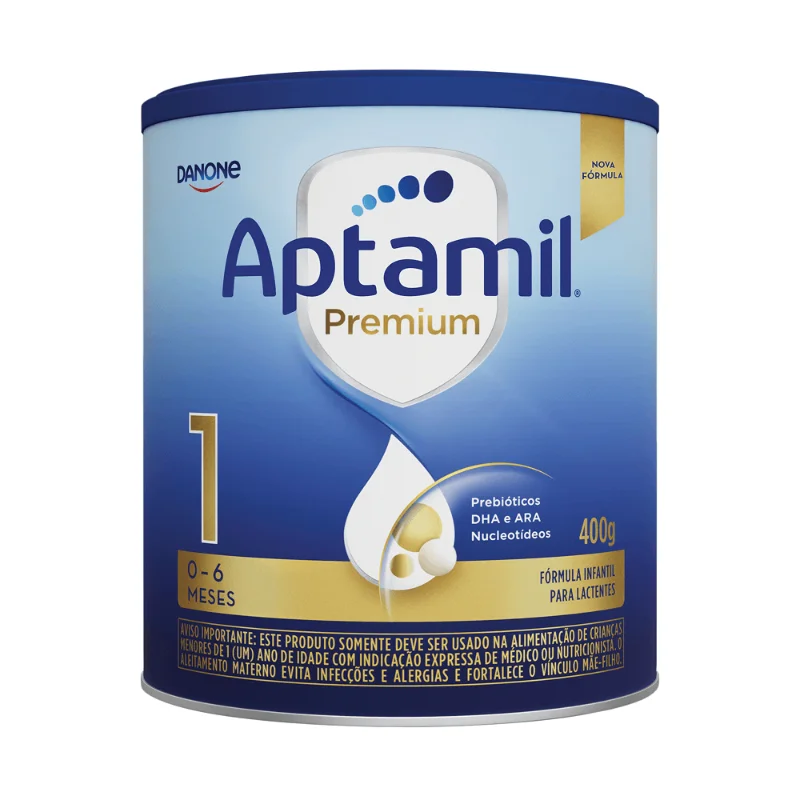 Fórmula Infantil Aptamil Premium 1 De 0 a 6 Meses 400g