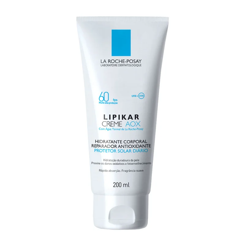 Creme Corporal La Roche-Posay Lipikar AOX Hidratante FPS 60 200ml