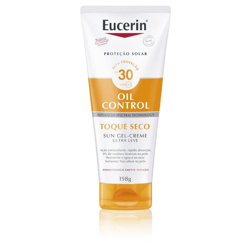 Protetor Solar Eucerin Oil Control Com Toque Seco Fps30 198g