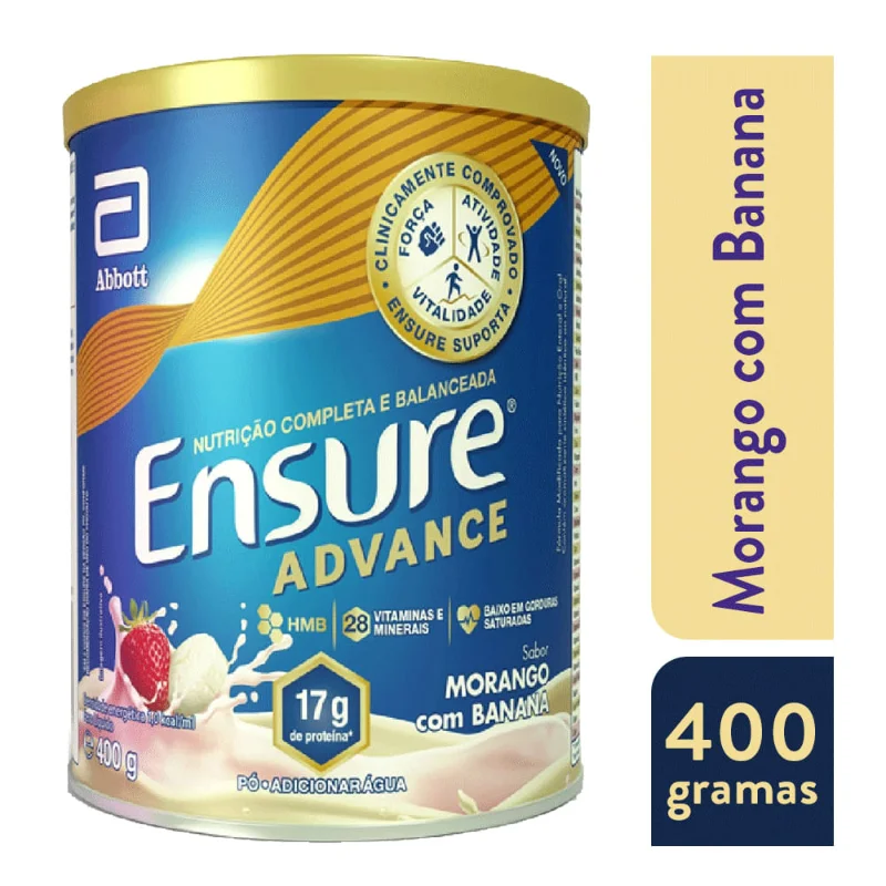 Ensure Advance Morango E Banana 400g