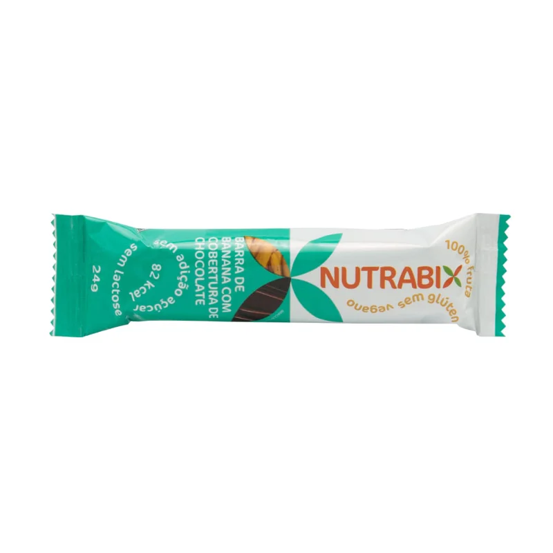 Nutrabix Barra Banana Com Chocolate 24g 1 Unidade