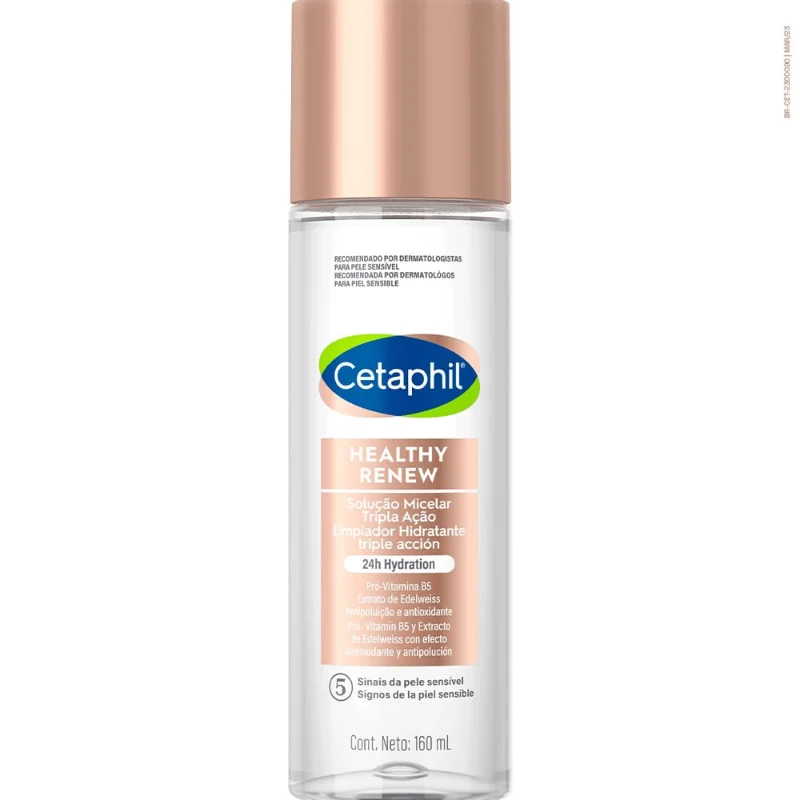 Solução Micelar Cetaphil Healthy Renew Hidratante Tripla Ação 160ml