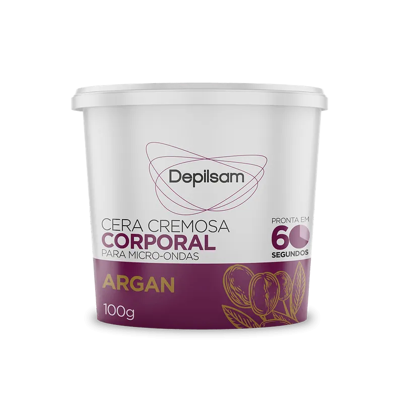 Cera Cremosa Depilsam de Micro-Ondas Argan 100G