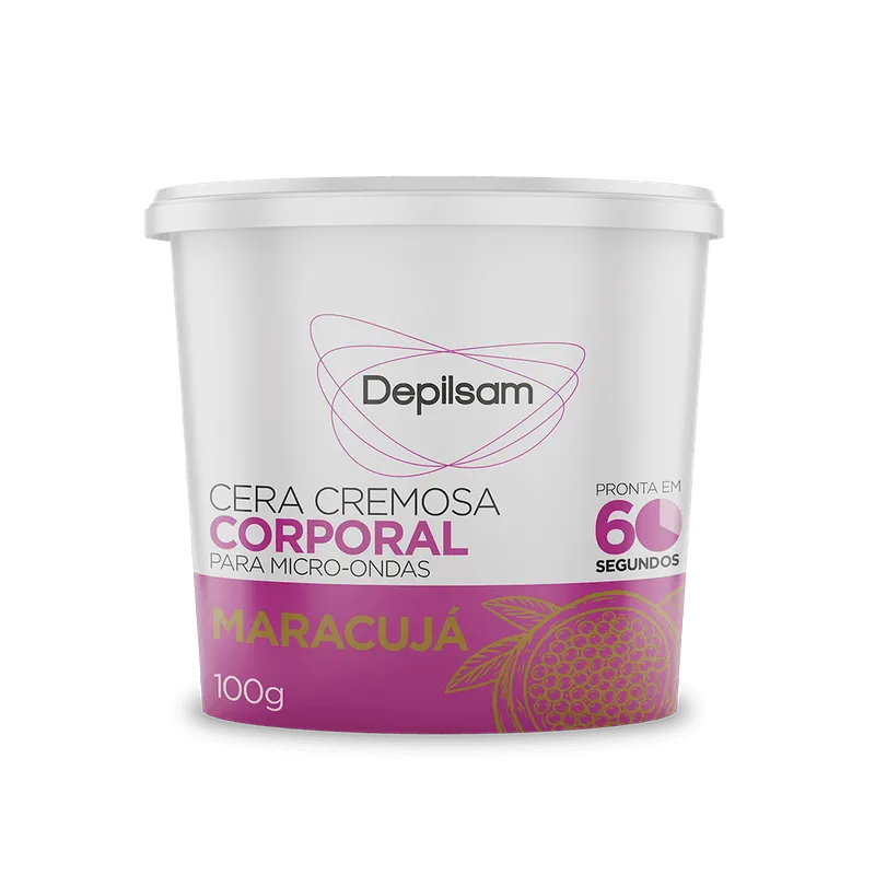 Cera Cremosa Depilsam de Micro-Ondas Maracujá 100G
