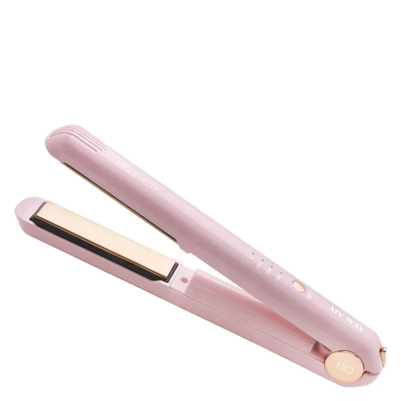 Chapinha Sem Fio MQ Beauty My Way Cerâmica 230°C - Rosa Bivolt