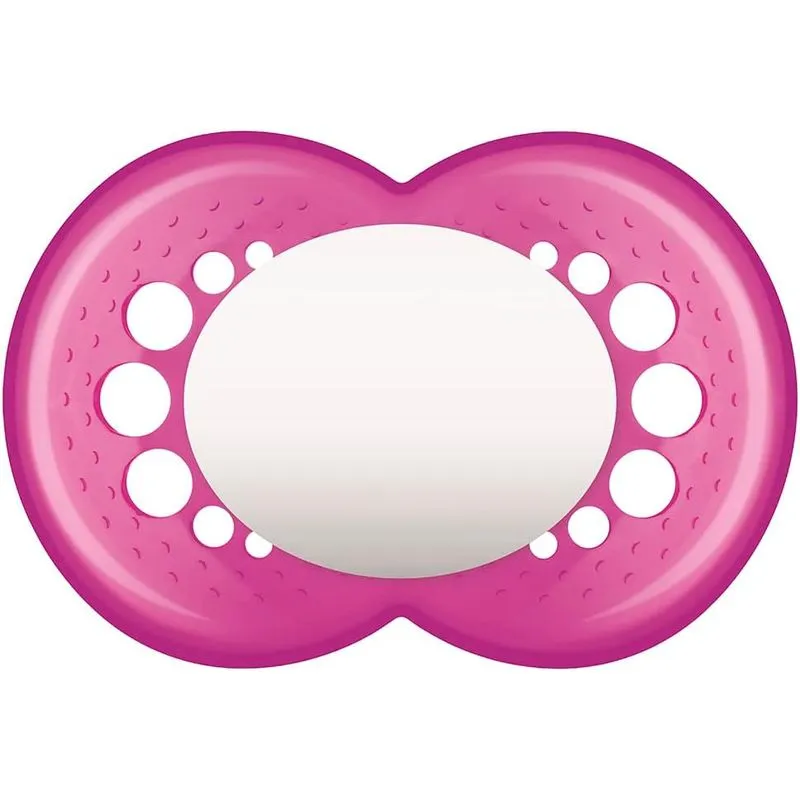 Chupeta MAM Original Ortodôntica +16 meses SkinSoft Silicone Rosa 1 Unidade