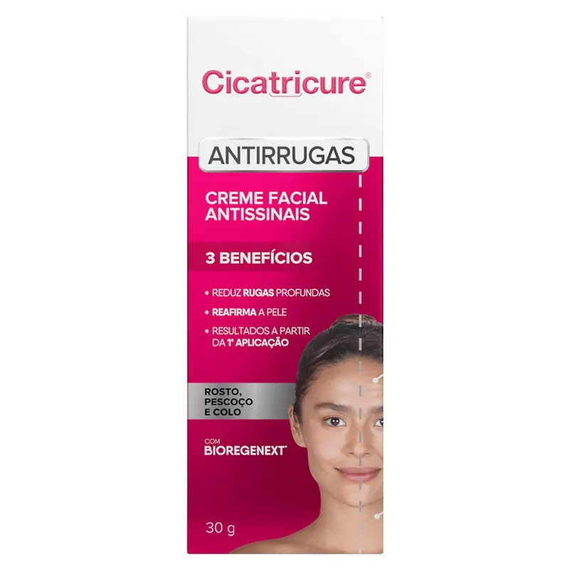 Creme Facial Cicatricure Antissinais 30g