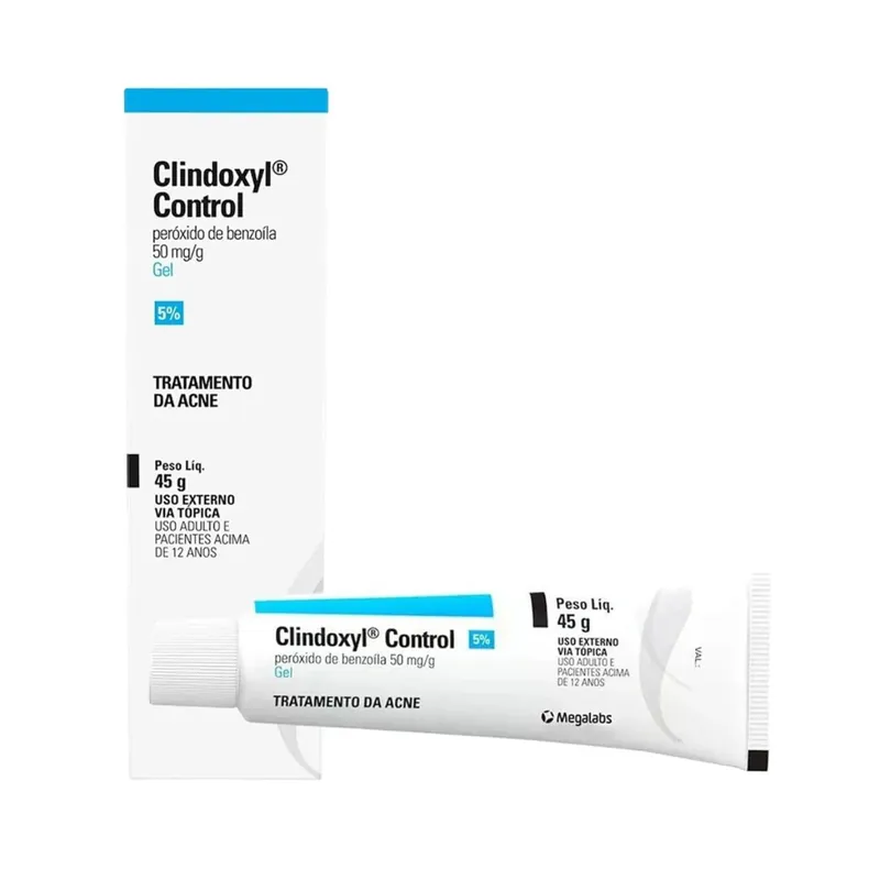 Gel Facial Clindoxyl Control com Peróxido de Benzoíla 5% 45g