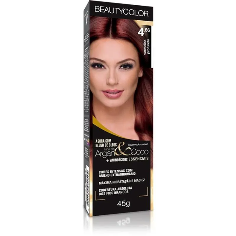 Coloração Beautycolor 4.66 - Vermelho Profundo