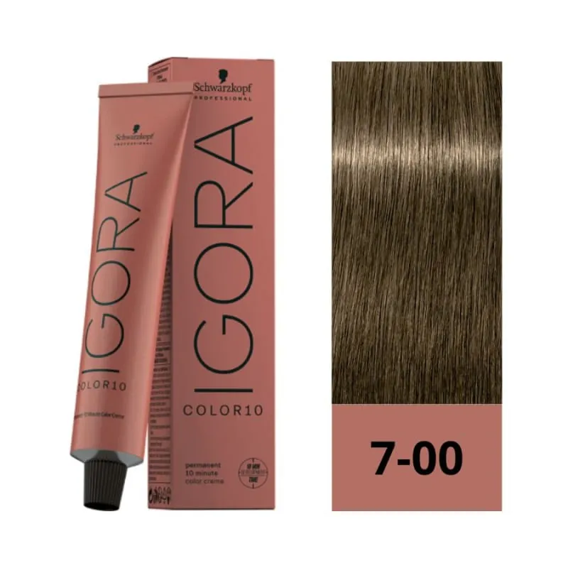 Coloração Igora Color 10 7-00 Louro Médio Natural Extra 60g